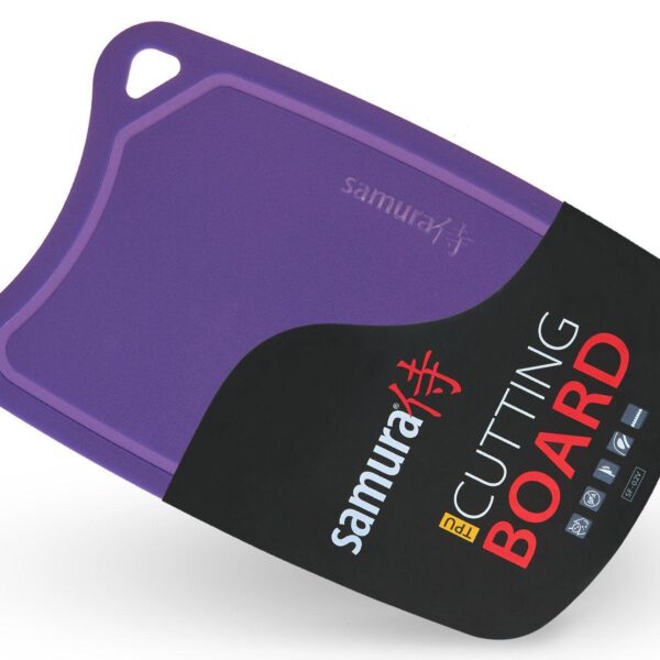 SF-02V Доска Samura термопластиковая, 380х250х2 мм фиолетовая