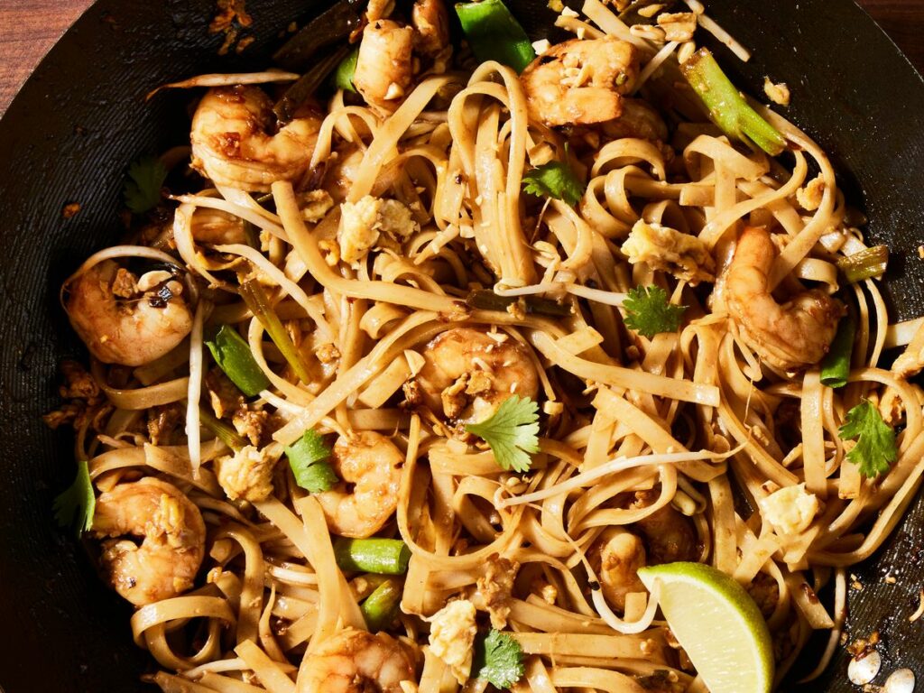 Pad Thai - garšīgs ēdiens pagatavot mājās