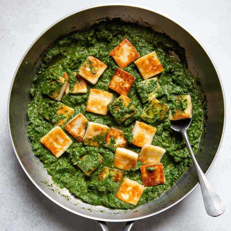 Palak Paneer (Spināti ar sieru)