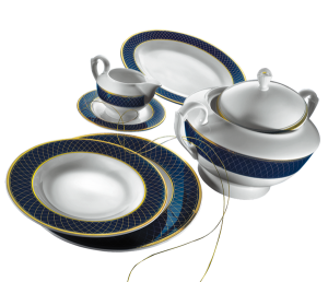 Cobalt Royal Pietų Servizas 12asm. Zepter LP-812-TA-G