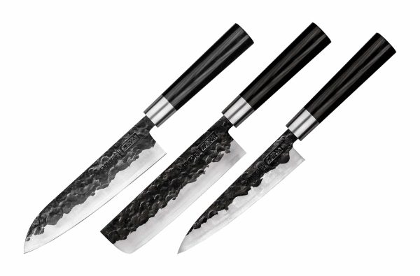 3 peilių rinkinys Samura Blacksmith SBL-0220