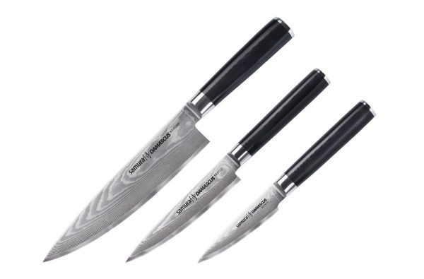 3 peilių rinkinys dovanų dėžutėje Samura DAMASCUS SD-0220