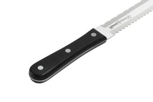 Virtuvinis dvipusis pjovimo peilis duonai ir šaldytam maistui Samura Harakiri SHR-0057B-1