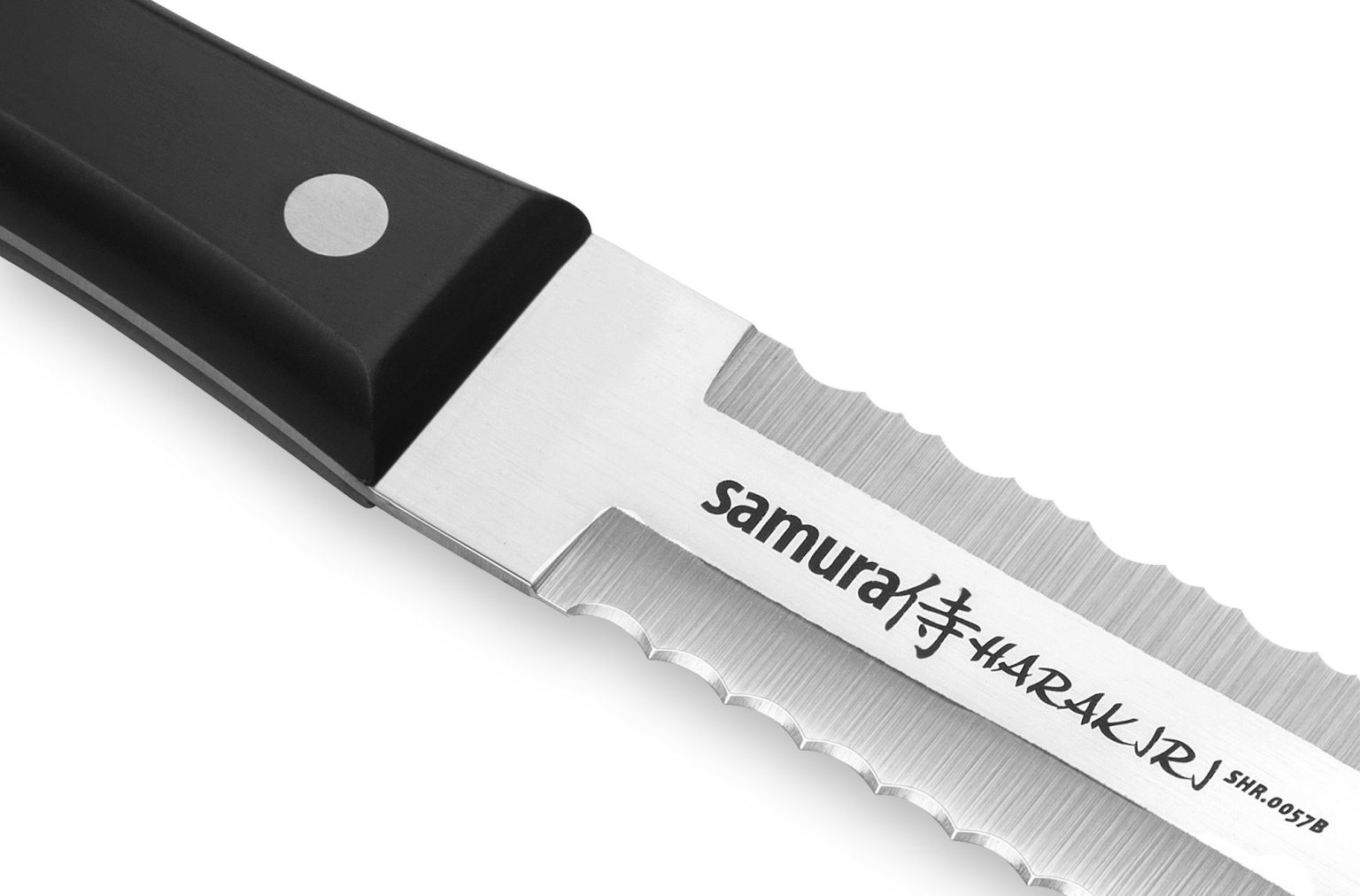 Virtuves Divpusējs zāģa nazis maizei un saldētai pārtikai Samura Harakiri SHR-0057B - Image 4