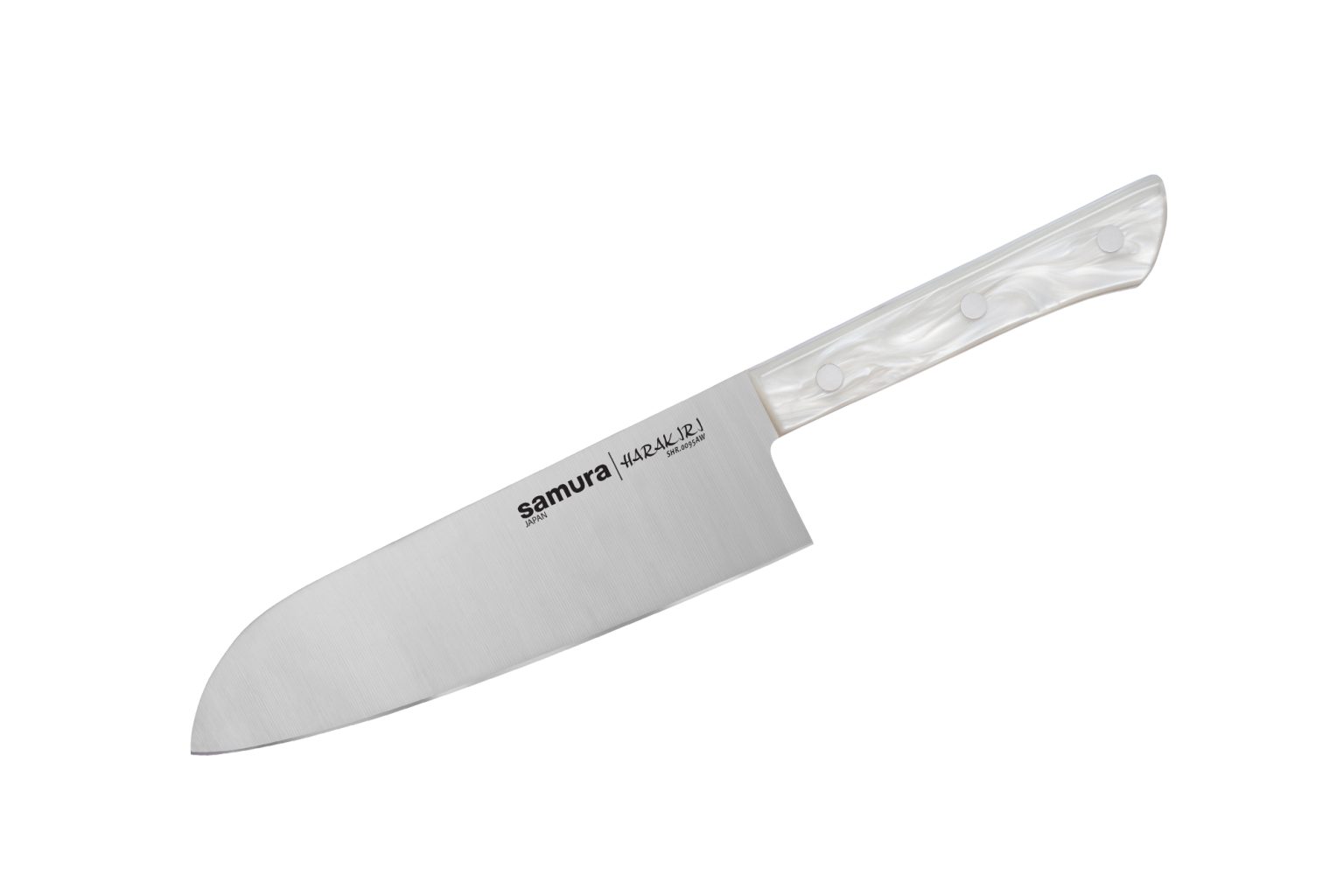 Virtuvinis peilis Santoku Samura Harakiri Acryl SHR-0095AW