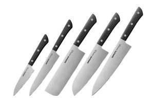 5 peilių rinkinys Samura Harakiri SHR-0250B