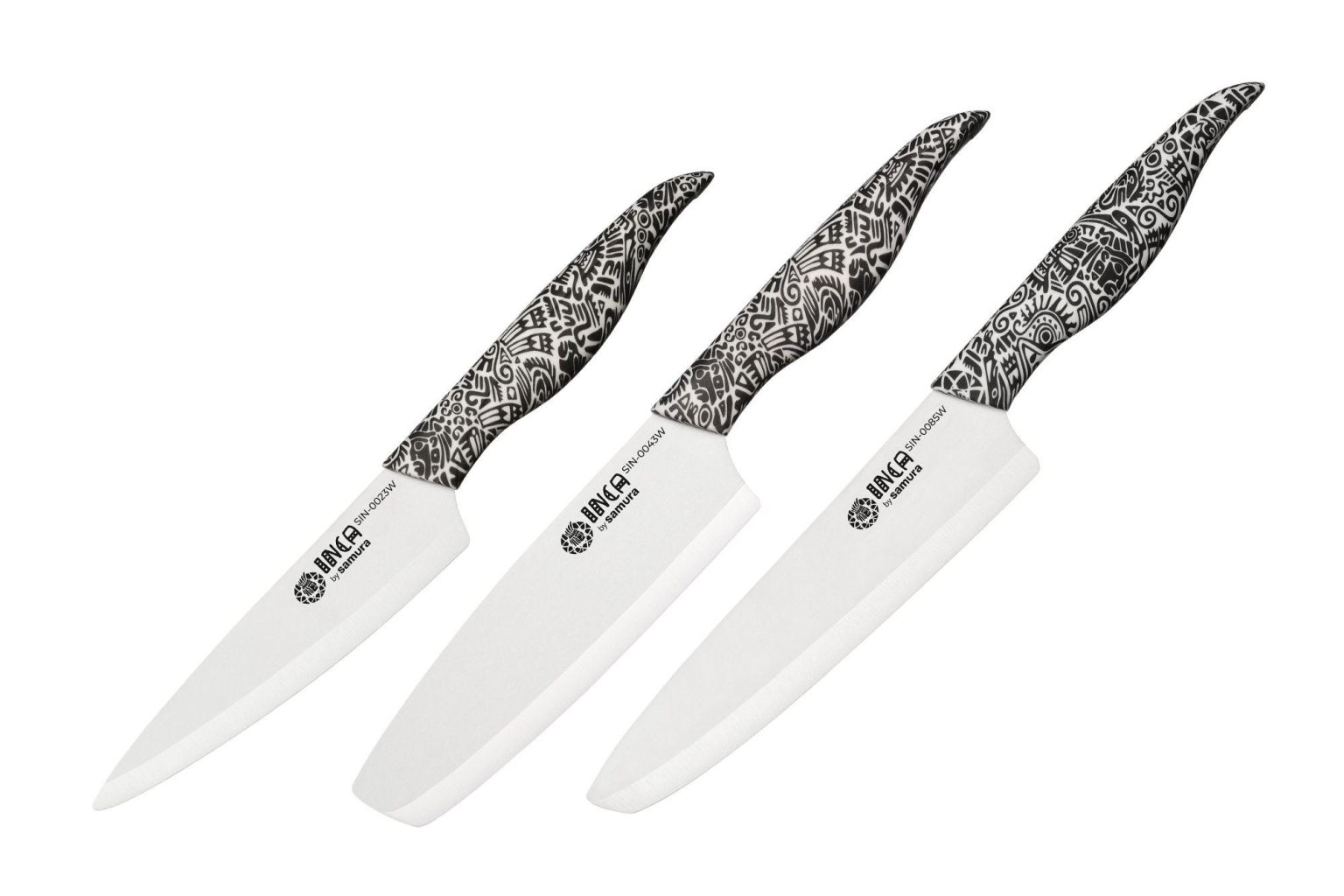 3 peilių rinkinys Samura INCA SIN-0220W