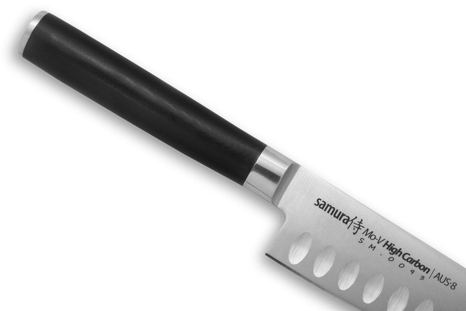 SM-0093 Virtuves nazis "Samura Mo-V" Santoku 138 mm, G-10 - Image 4