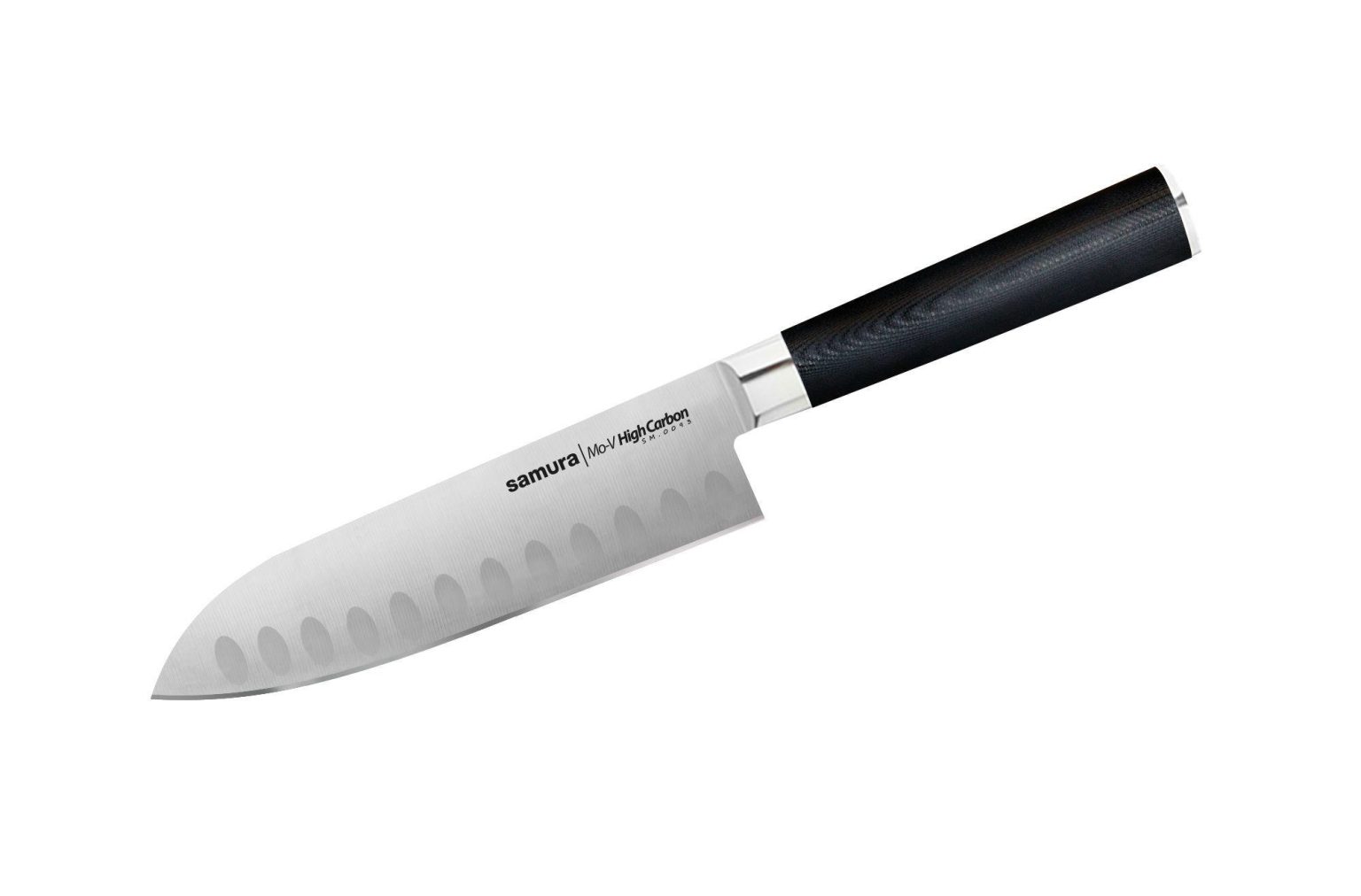 SM-0093 Virtuvinis peilis "Samura Mo-V" Santoku 138 mm, G-10
