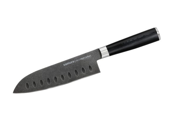 Santoku peilis Samura Mo-V Stonewash SM-0094B