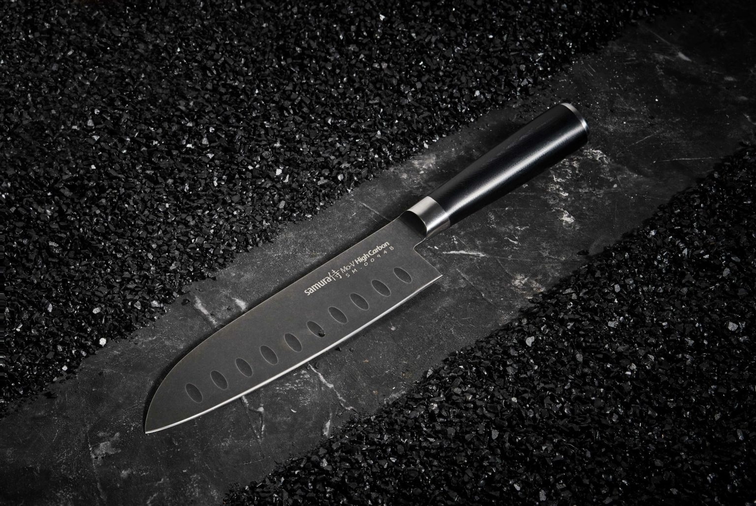 Santoku nazis Samura Mo-V Stonewash SM-0094B - Image 3