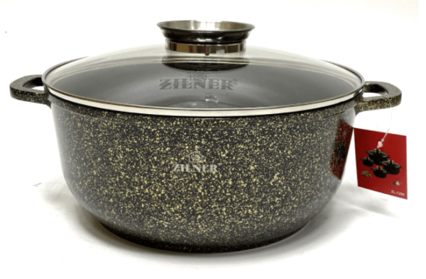 Marmurinių puodų rinkinys – 12 vnt. „Zilner ZL-8527“-1