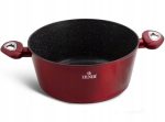 Aukštos klasės 6 dalių puodų rinkinys su nelimpančia granito danga iš ZILNER 8561 CHERRY RED-3
