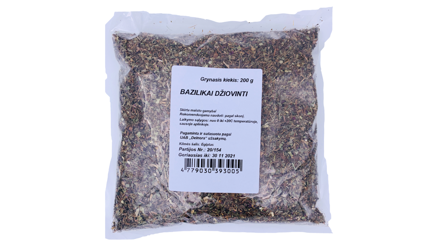 Baziliks žāvēts, 200 g - Image 1