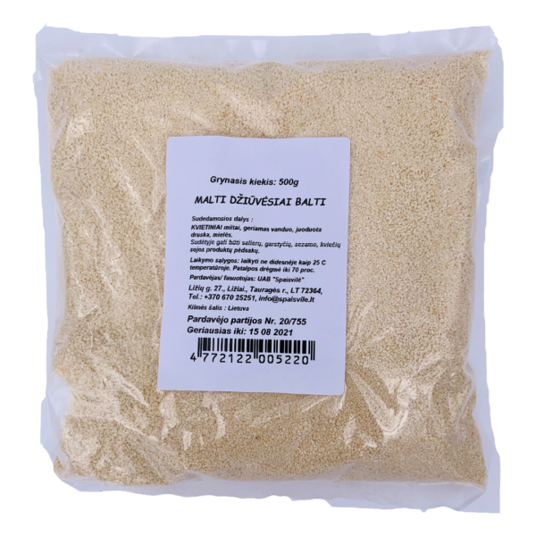 Baltie malti rīvmaize, 500 g