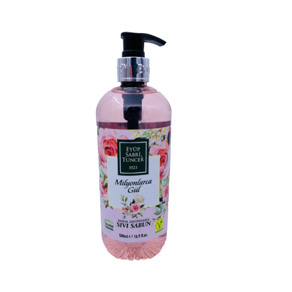 Šķidras rozes aromāta ziepes EYUP SABRI TUNCER, 500 ml