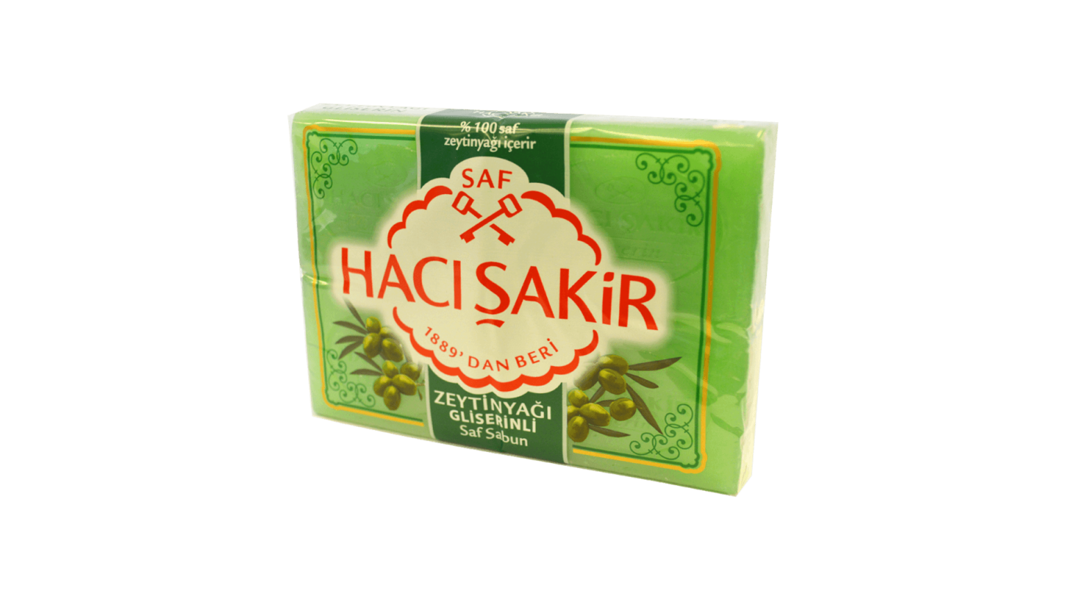 Alyvuogių muilas HACI SAKIR, 150 g x 4 gab. - Image 1