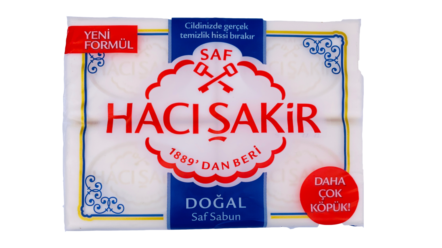 Natūralās ziepes HACI SAKIR, 150 g x 4 gab. - Image 1