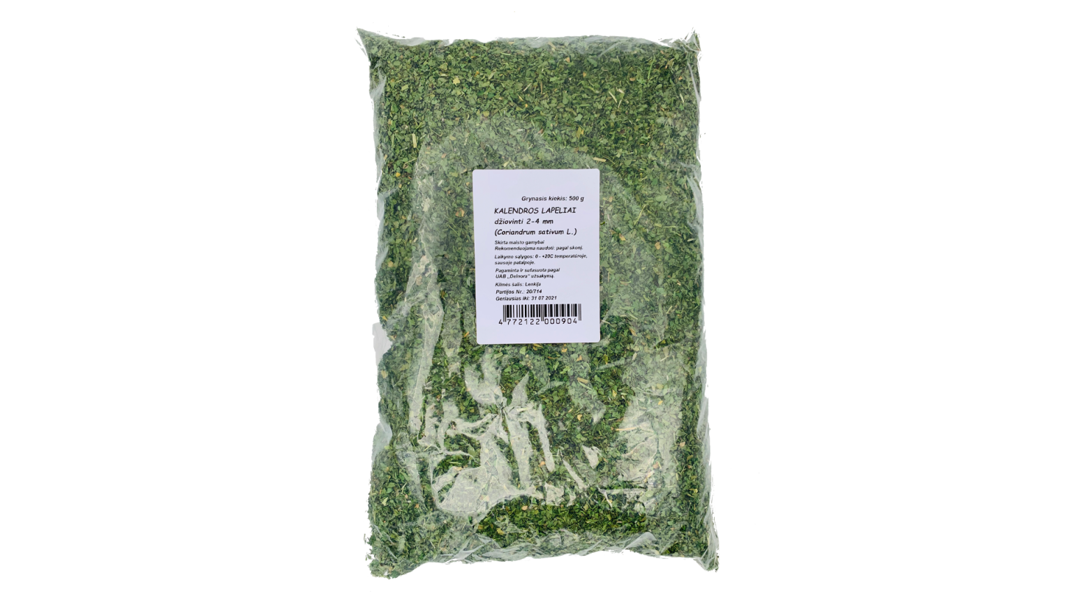 Kaltētu kliņģerīšu lapiņas, 500 g - Image 1