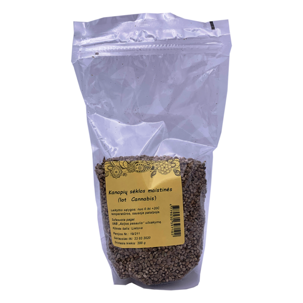 Kanapiu sēklas, 200 g