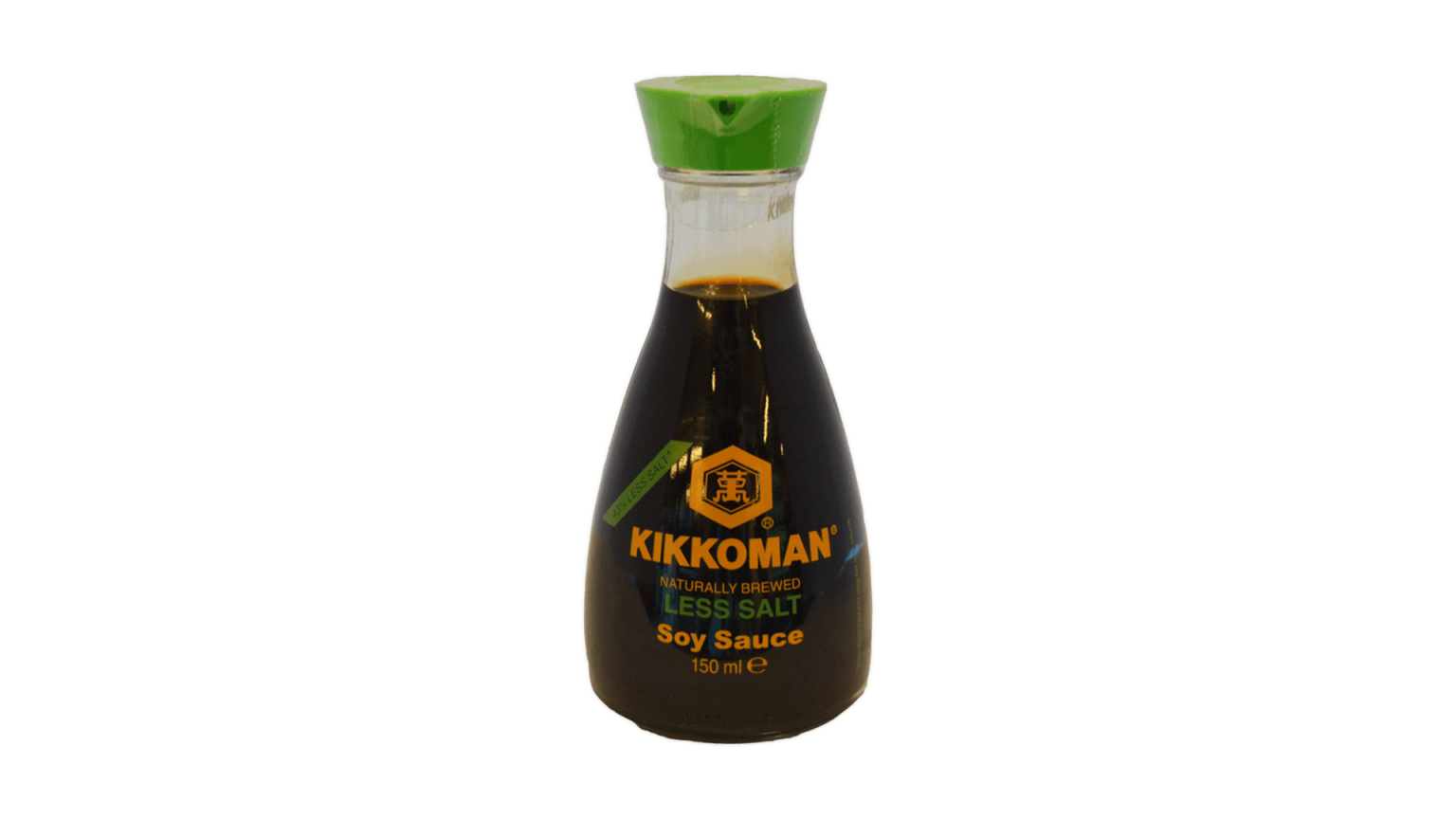 Sojas mērce KIKKOMAN MAZĀK SĀLS (ar dalītāju), 150 ml - Image 1