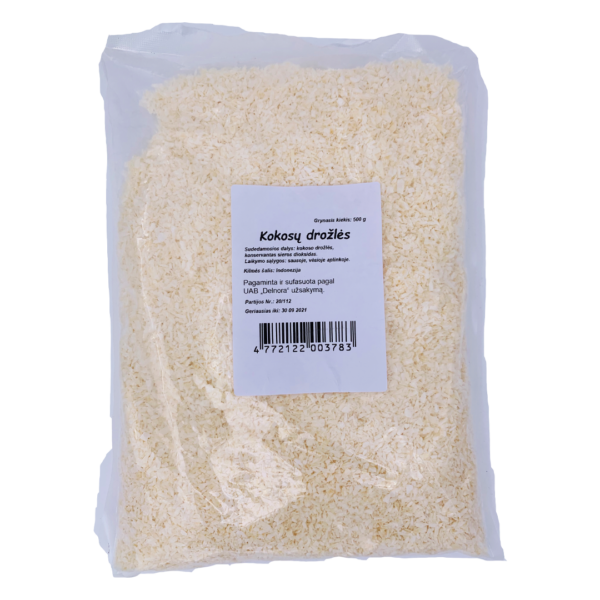 Kokosriekstu skaidiņas, 500 g