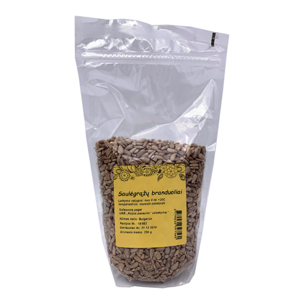 Saulespuķu sēklas, 250 g