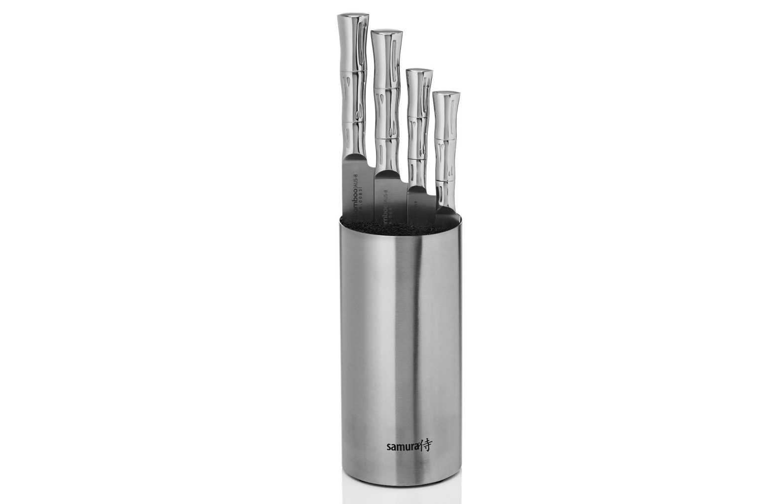 Komplektā 4 naži un statīvs Samura Bamboo SBA-05 - Image 2