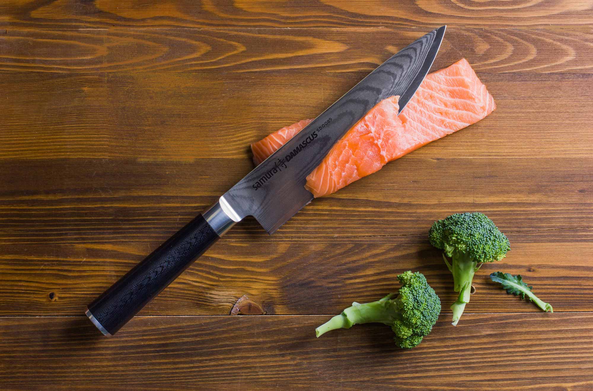 sd_0085_k_nozh_kukhonnyy_quot_samura_damascus_quot_shef_200_mm_g_10_damask_67_sloev Virėjo peilis Samura Damascus SD-0085-6