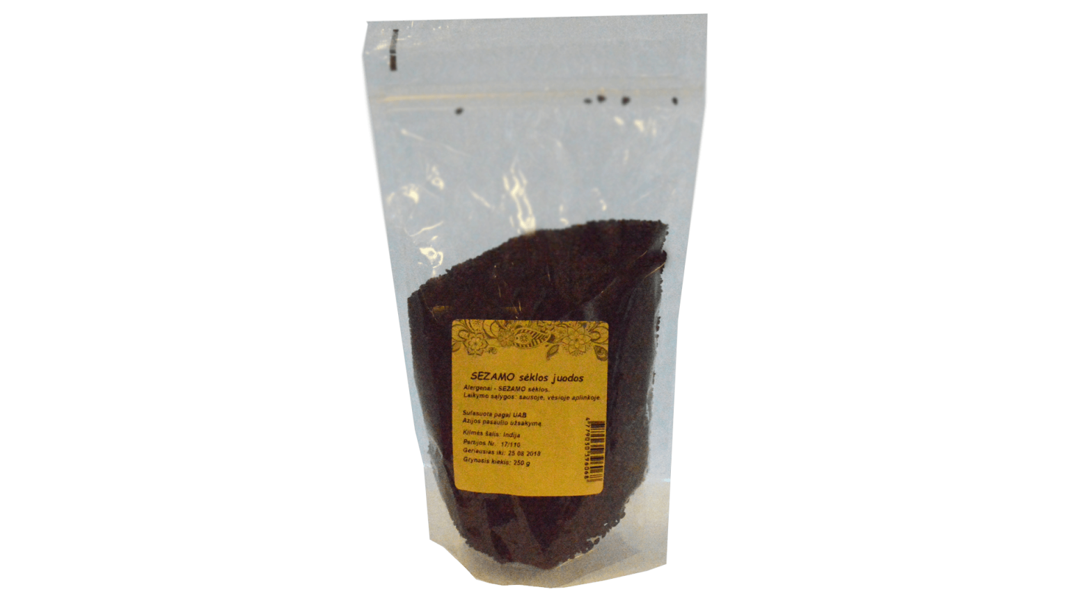 Melno sezama sēklas, 250 g - Image 1