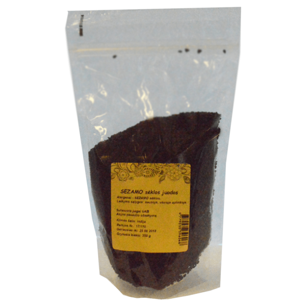 Melno sezama sēklas, 250 g