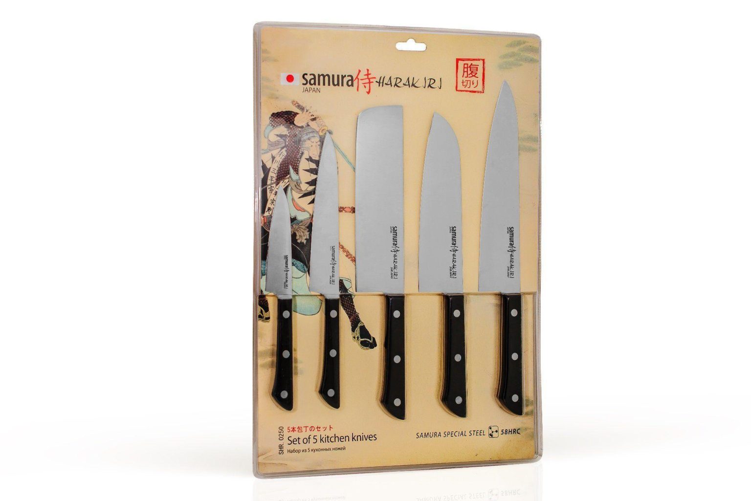 5 nažu komplekts Samura Harakiri SHR-0250B - Image 7