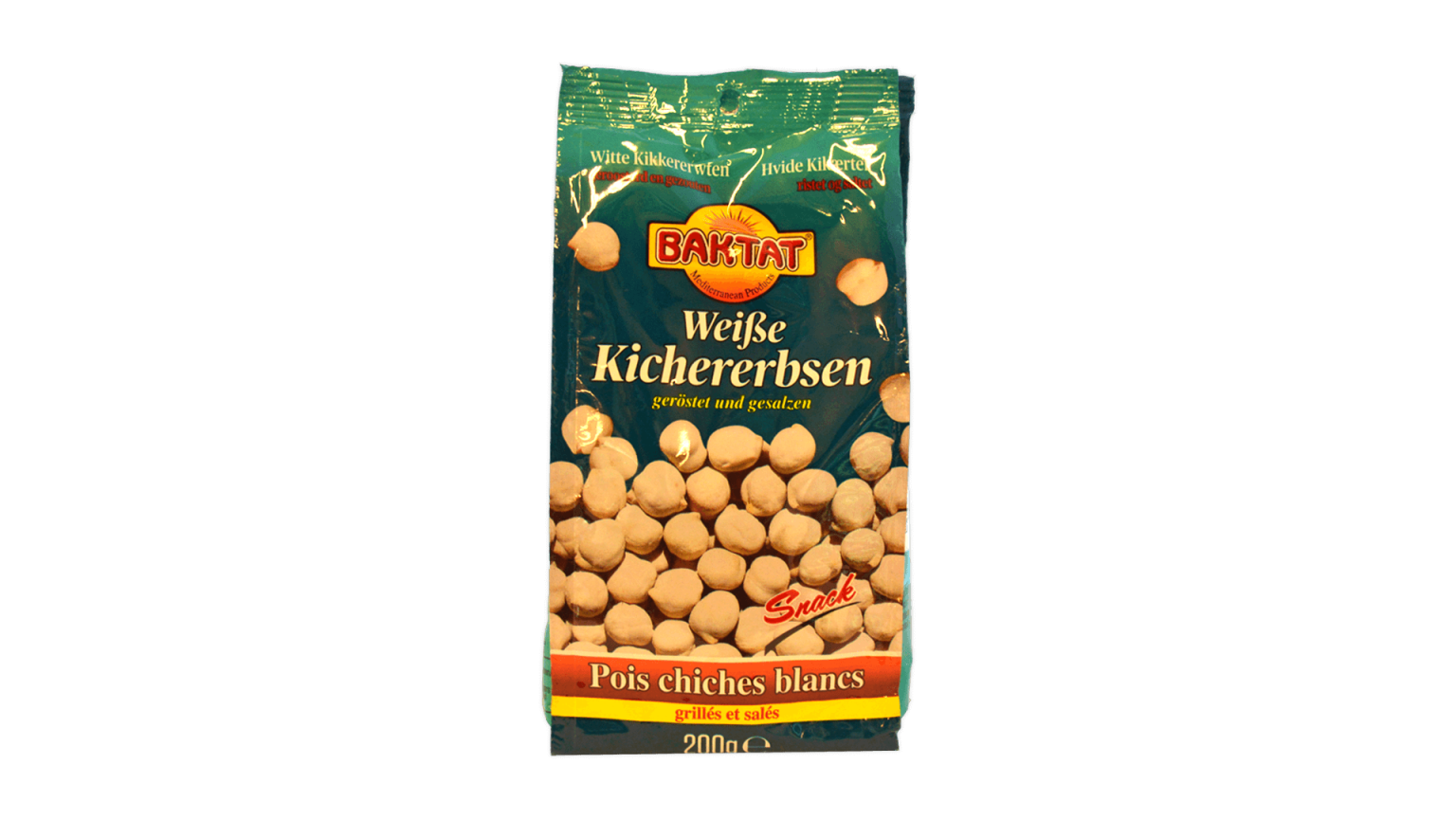 Sāļie grauzdētie baltie turku zirņi SUNTAT, 200 g - Image 1