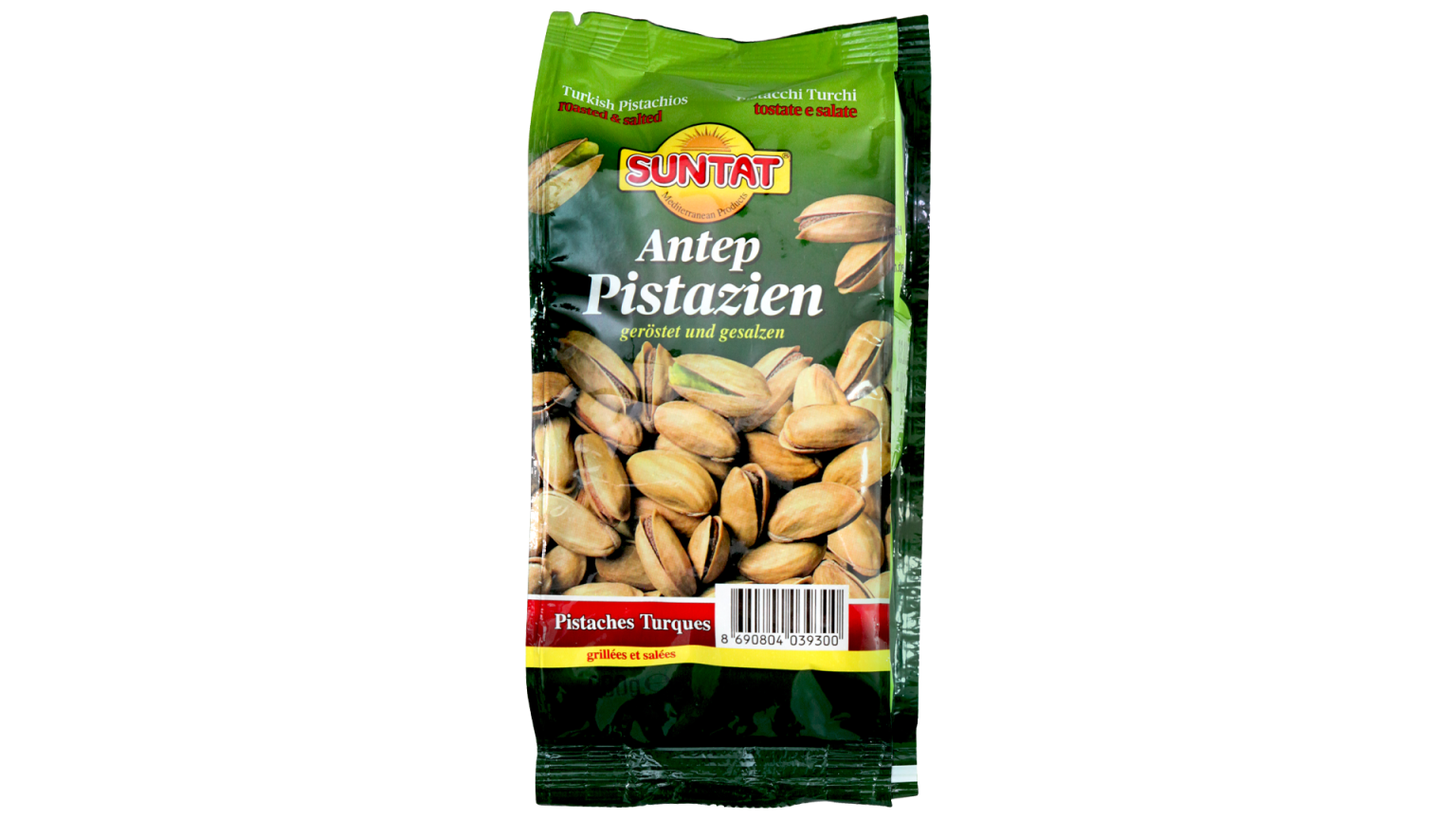 Skrudētas pistācijas ar sāli SUNTAT, 200 g - Image 1