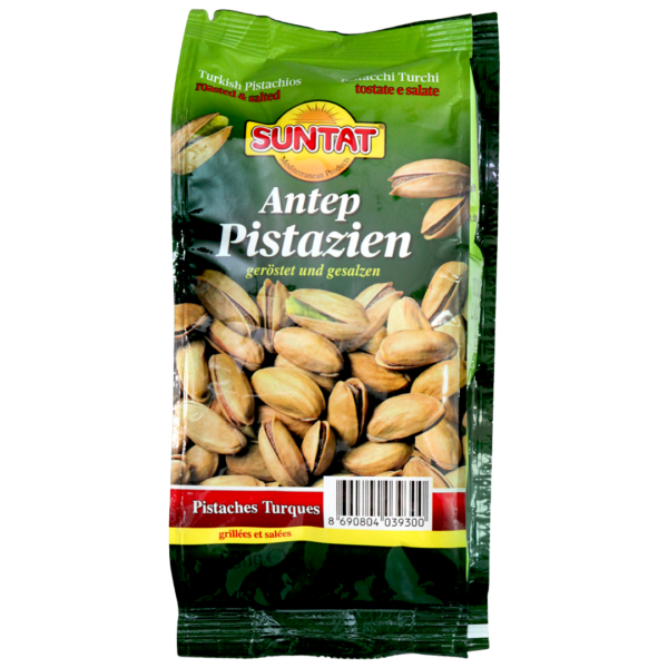 Skrudētas pistācijas ar sāli SUNTAT, 200 g