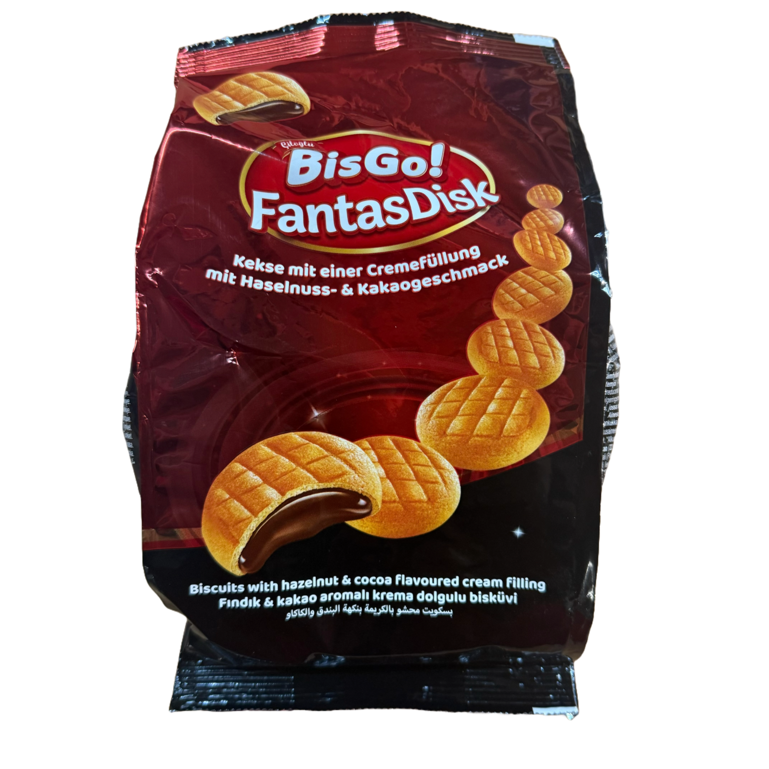 Sausainiai ar šokolādes pildījumu BISGO, 150g - Image 1