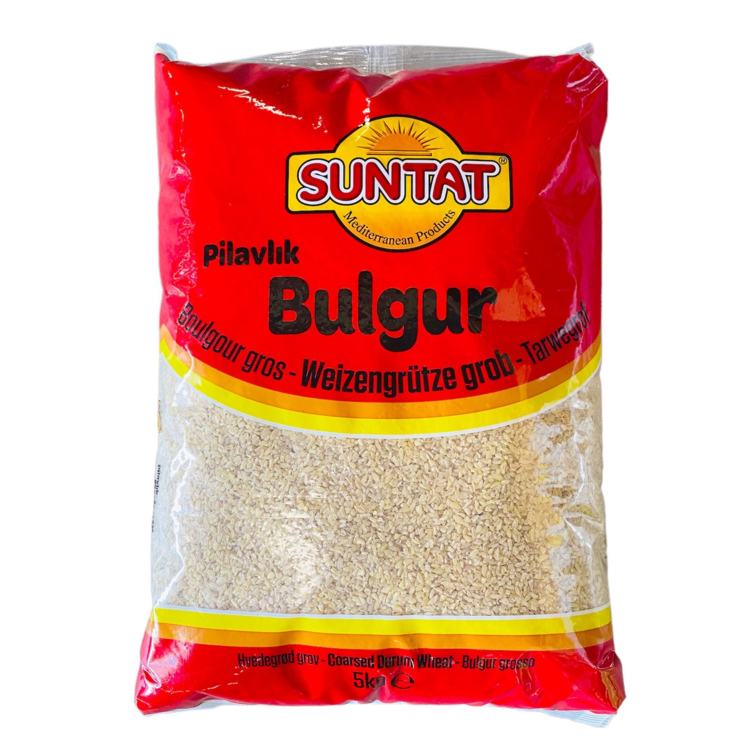 Bulgurdi biezās kviešu putraimi (plova pagatavošanai) SUNTAT 5kg - Image 1