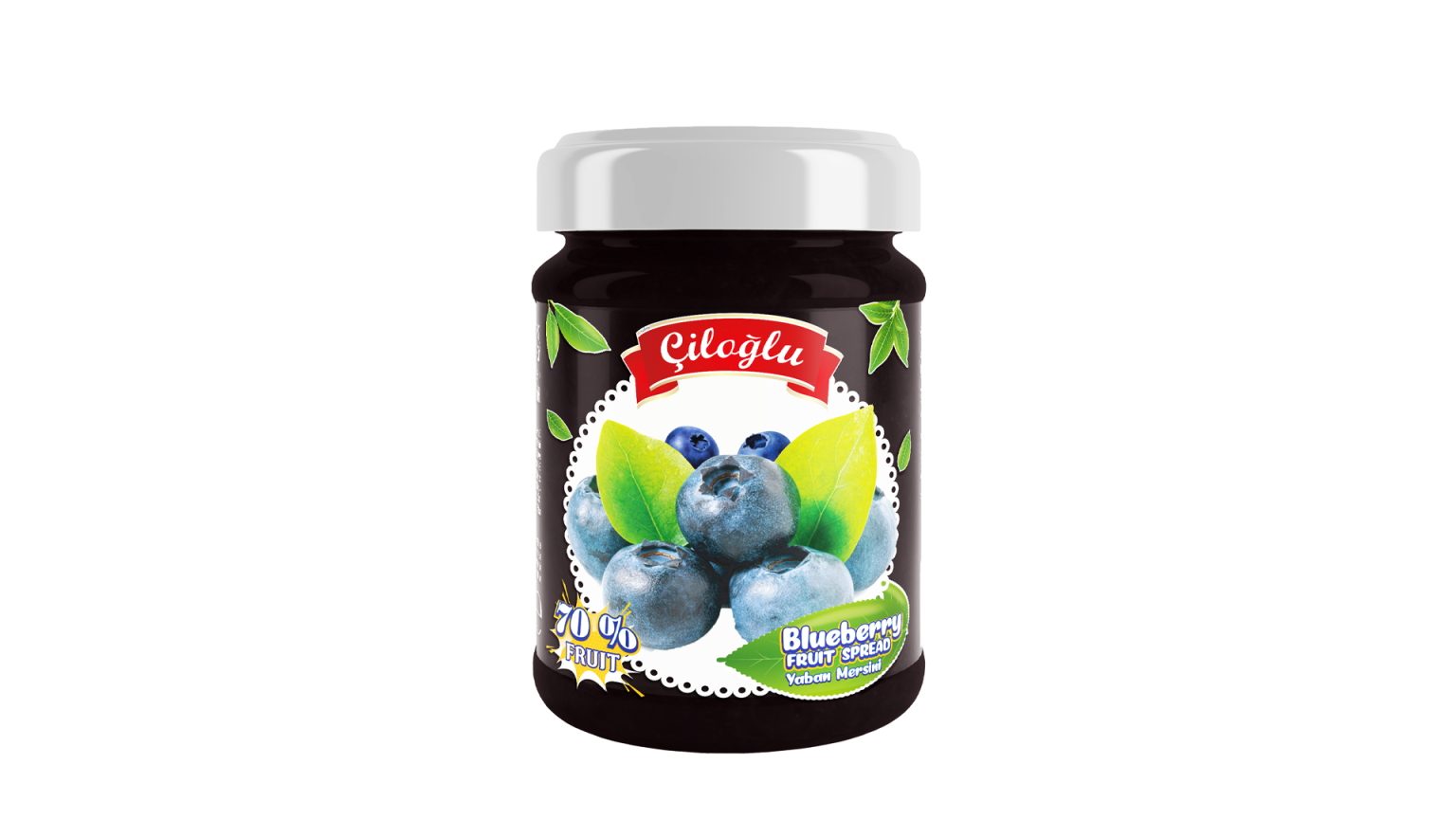 Melleņu ievārījums (70% mellenes) CILOGLU, 400 g - Image 1