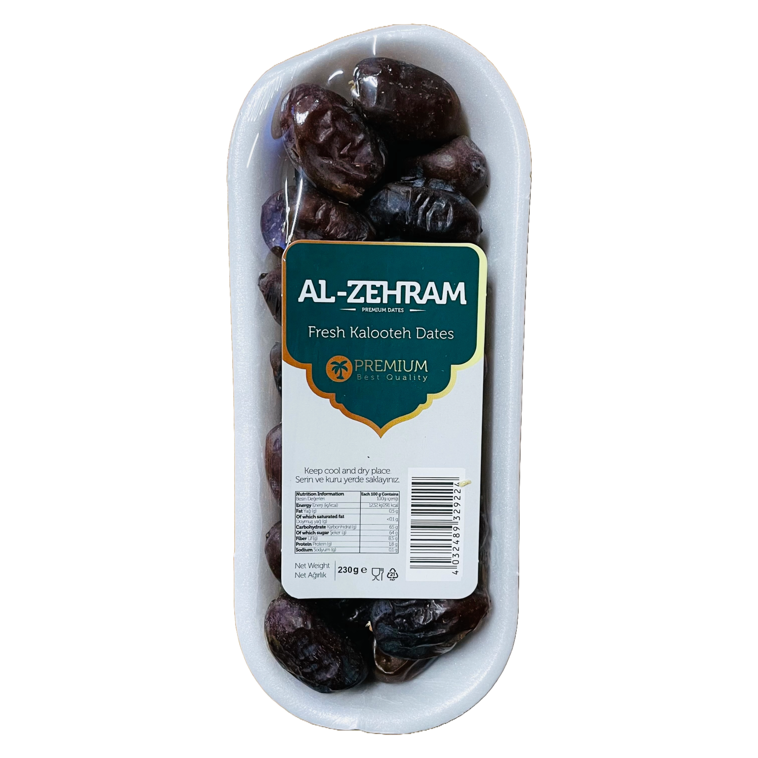 Dateles ar kauliņiem AL-ZEHRAM, 230g - Image 1