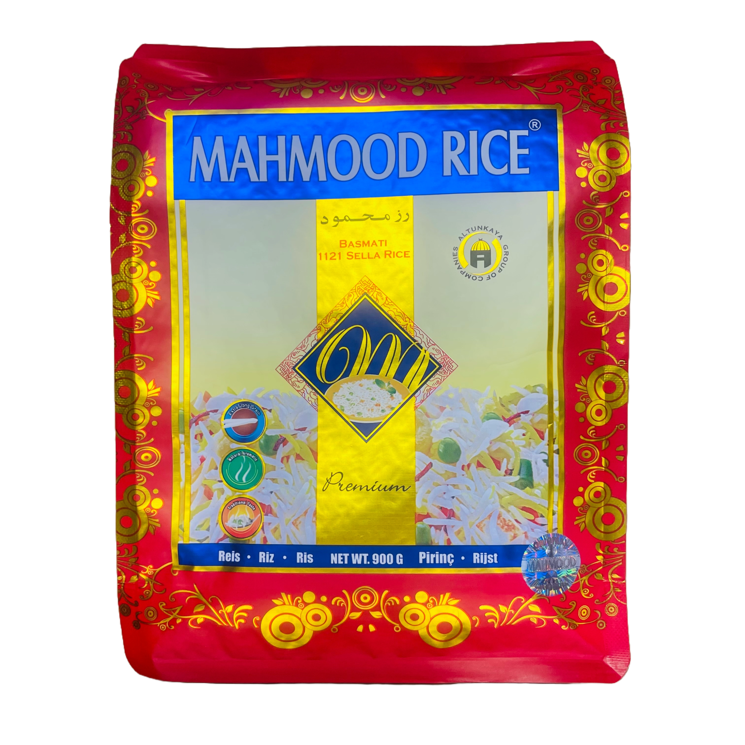 Ilggraudu BASMATI rīsi 1121 sella MAHMOOD RICE, 900g - Image 1