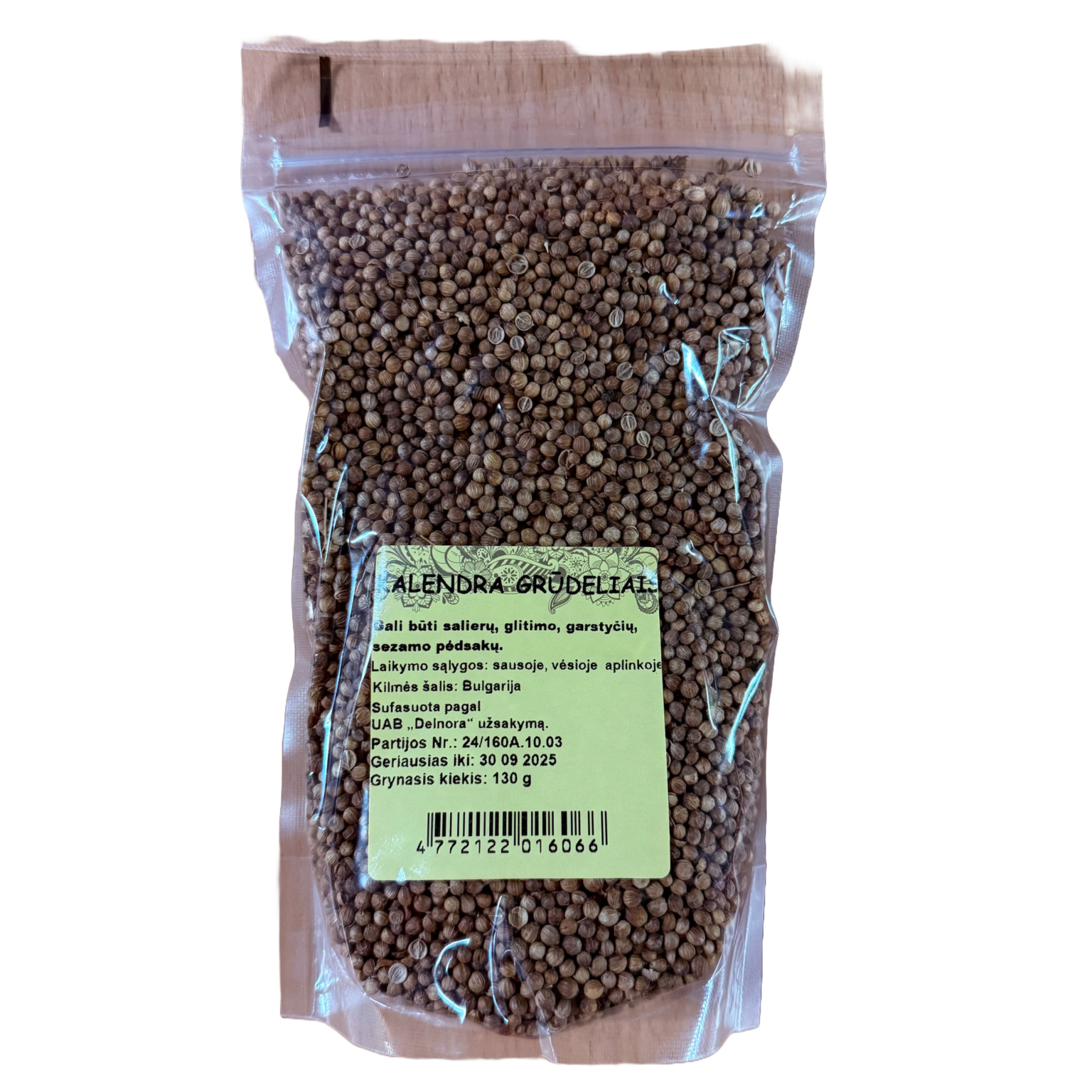 Koriandra sēklas, 130g - Image 1