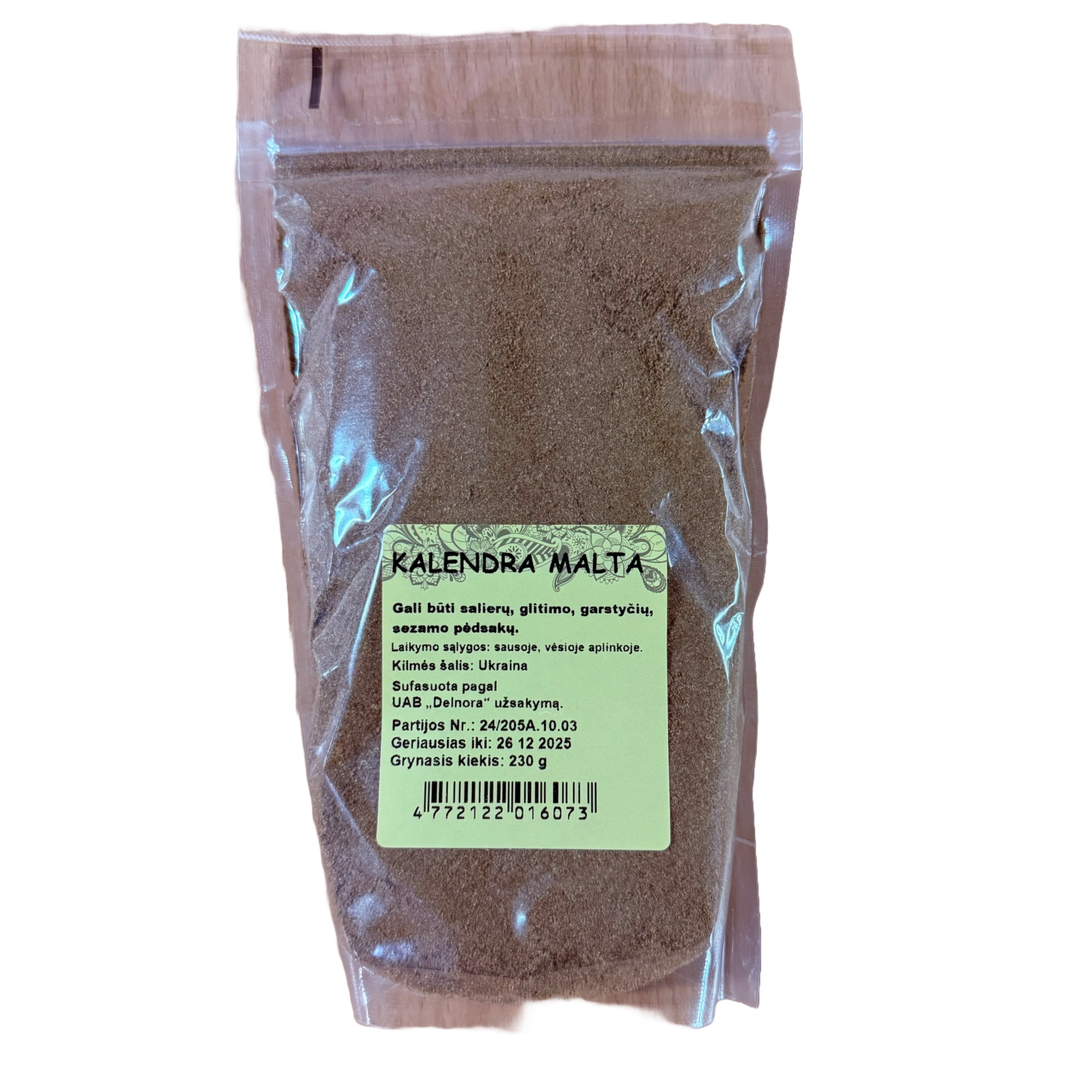 Kalendras graudi malti, 230g - Image 1