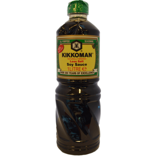 Sojas mērce KIKKOMAN MAZĀK SĀLS, 0.975 l