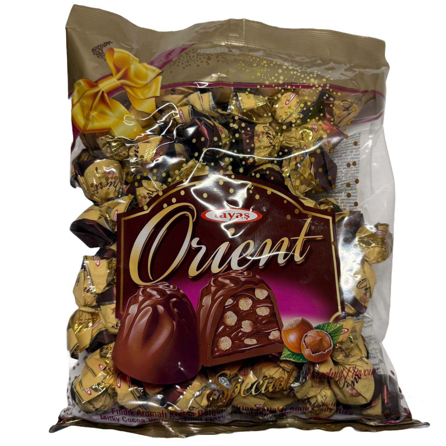 LAZDINU piena šokolādes konfektes kastē ORIENT, 800G - Image 1