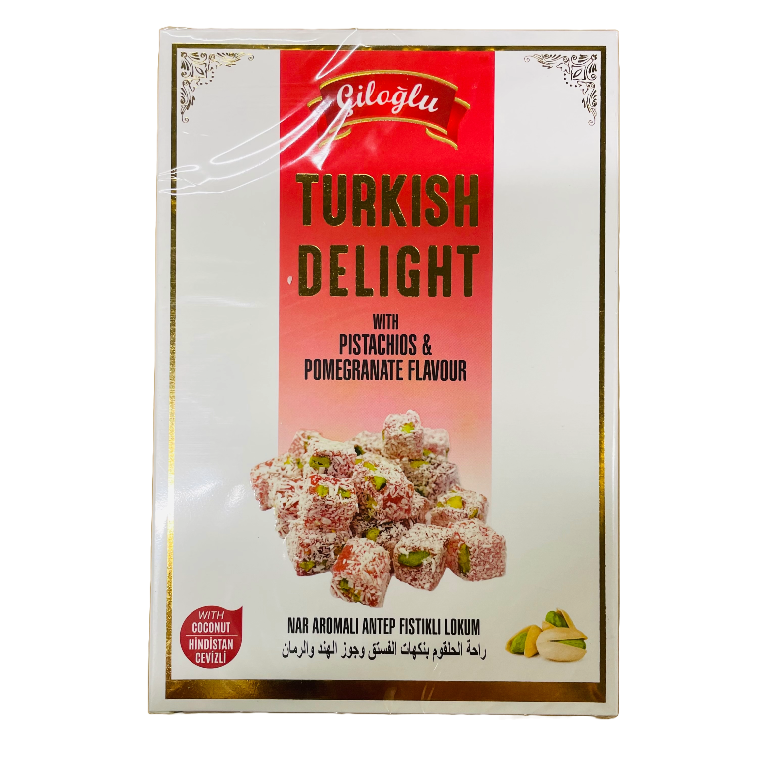 Lokums ar granātābolu sulu un antep pistācijām CILOGLU, 200g - Image 1