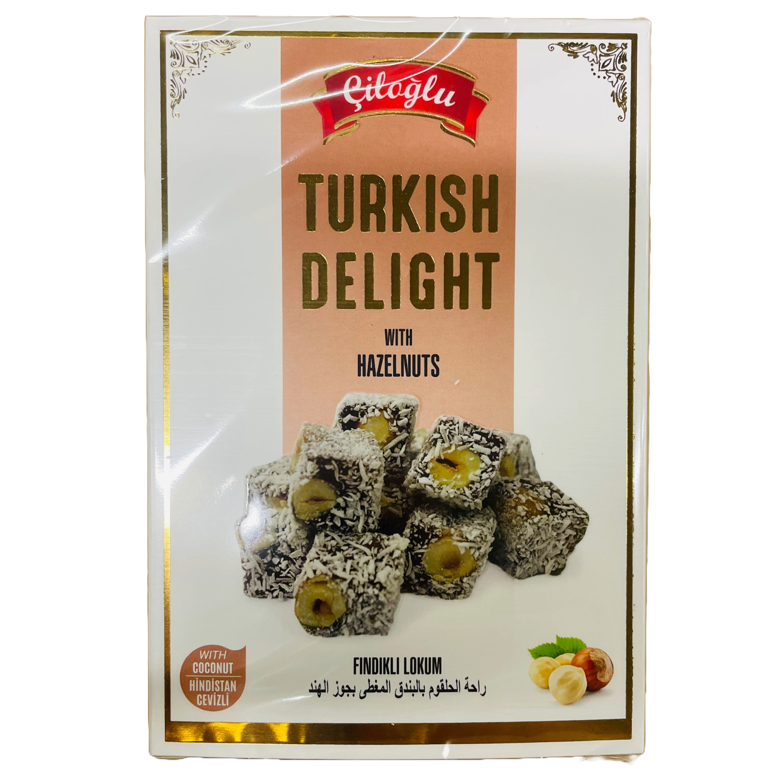 Lokumi ar lazdas riekstiem un kokosriekstu skaidām CILOGLU, 200g - Image 1