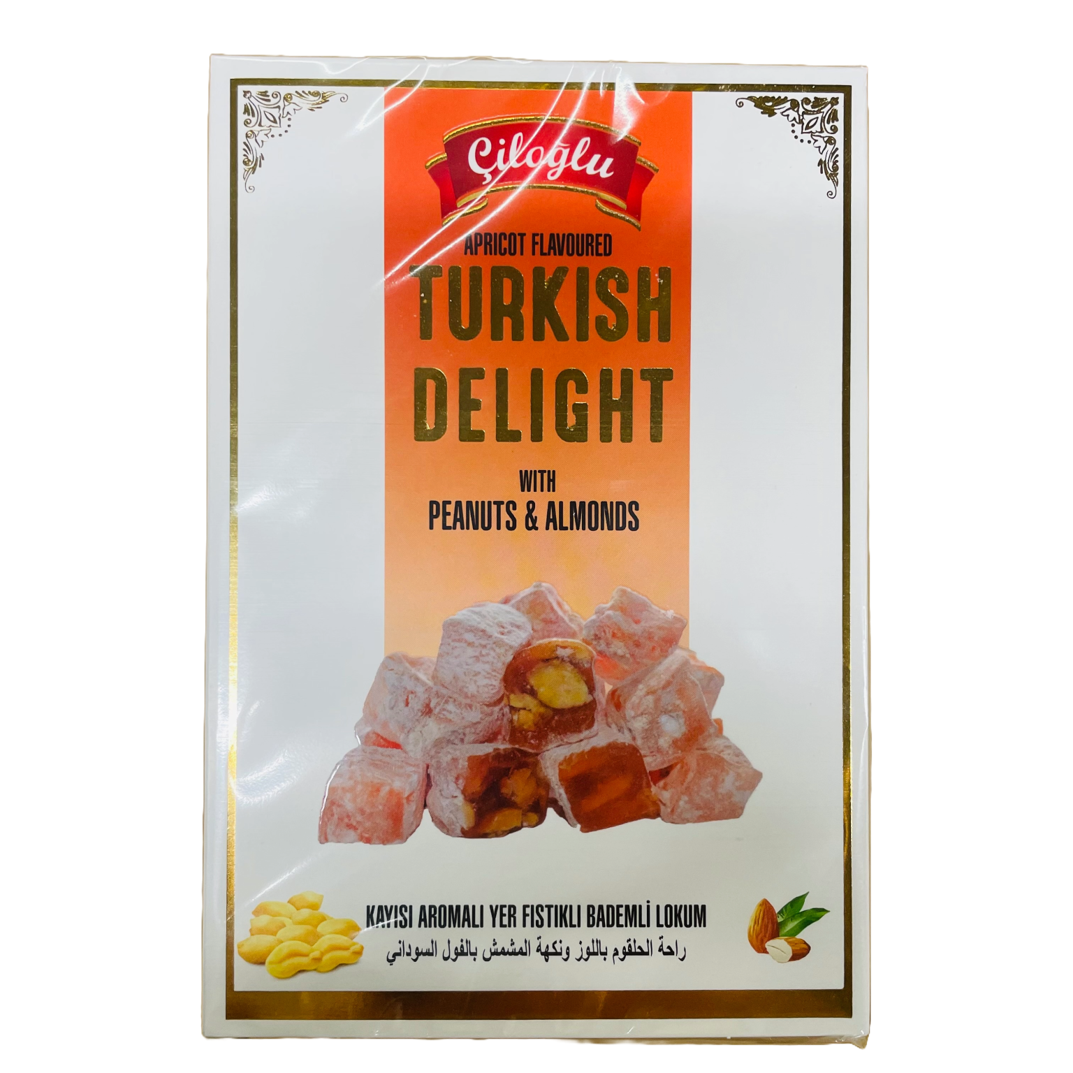 Lokums ar mandelēm un zemesriekstiem CILOGLU, 200g - Image 1