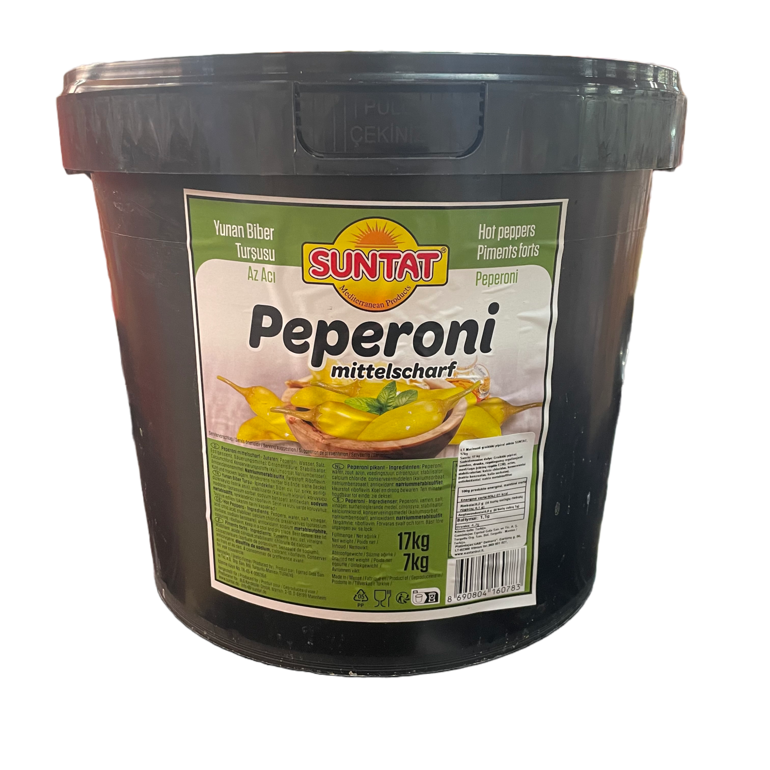 Grauzdēti grieķu pipari pikantie SUNTAT, 17 kg - Image 1