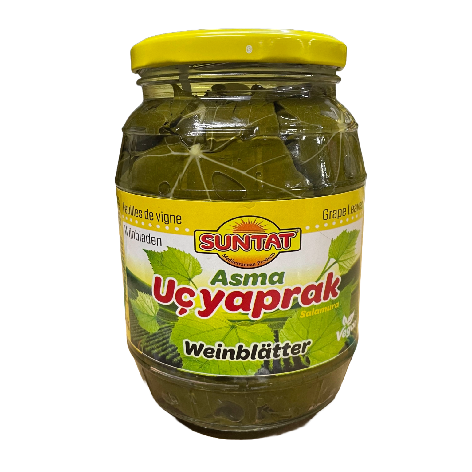 Marinētas vīnogu lapas SUNTAT, 950g - Image 1