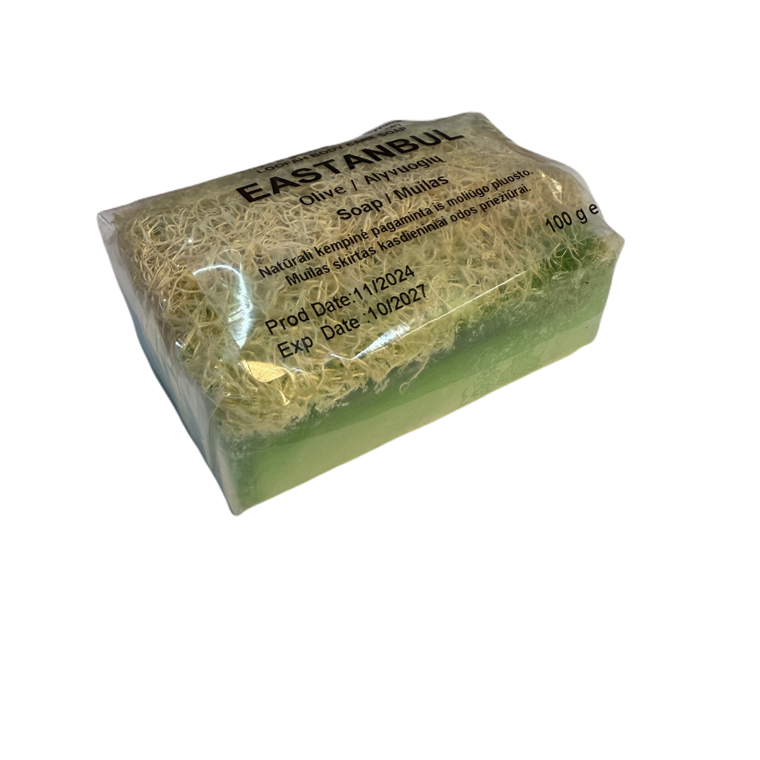 Rokām darināts ziepes EASTANBUL ar olīvu aromātu, 100 g - Image 1
